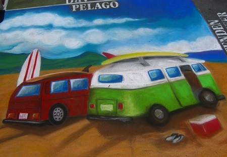 Pelago Chalk Art